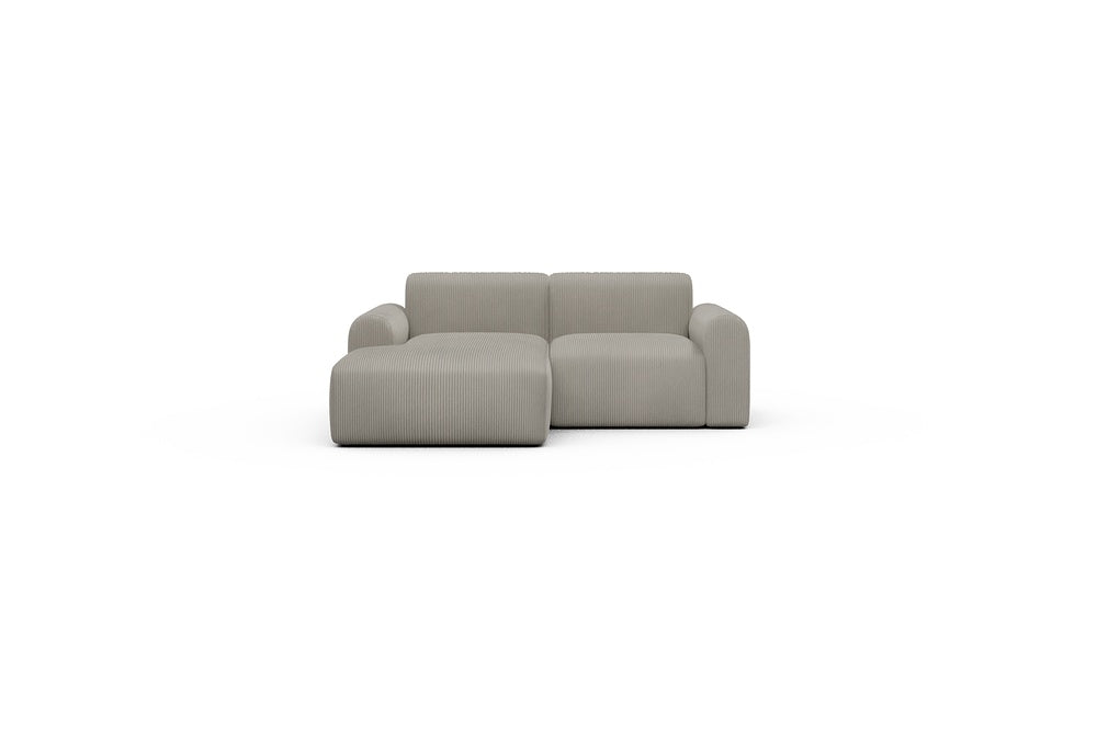 Rund Casual Modular Sofa - Configurations 1 - C1L - 194 x 97 cm - Chaise + 1 Seater - 603 Corduroy Beige