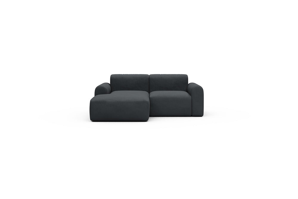 Rund Casual Modular Sofa - Configurations 1 - C1L - 194 x 97 cm - Chaise + 1 Seater - 766 Cura Anthracite