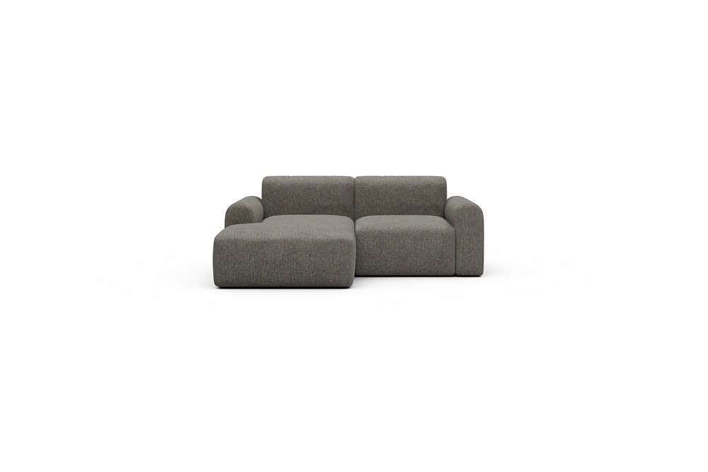 Rund Casual Modular Sofa - Configurations 1 - C1L - 194 x 97 cm - Chaise + 1 Seater - 771 Carreno Sepia Brown