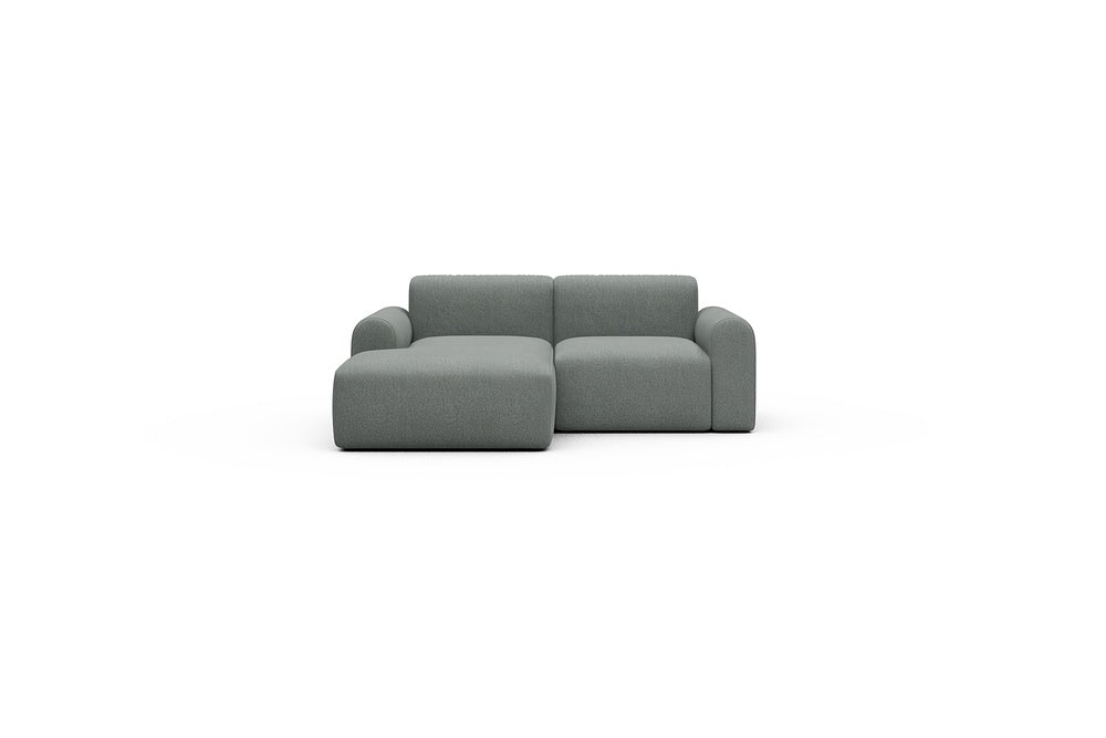 Rund Casual Modular Sofa - Configurations 1 - C1L - 194 x 97 cm - Chaise + 1 Seater - 853 Mahoga Dove Grey