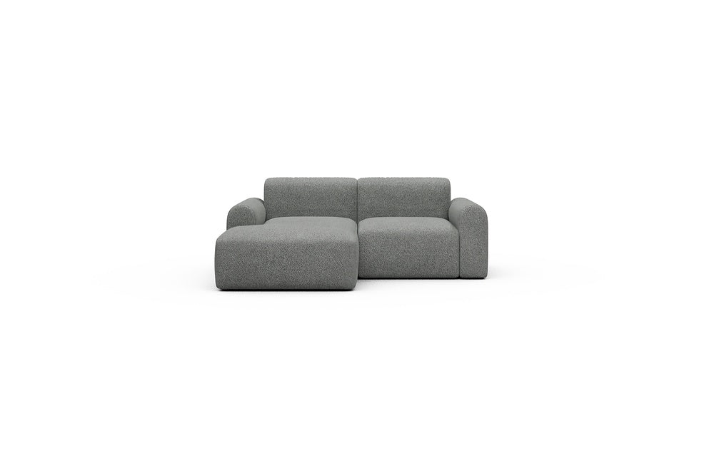 Rund Casual Modular Sofa - Configurations 1 - C1L - 194 x 97 cm - Chaise + 1 Seater - 868 Vanora Warm Grey