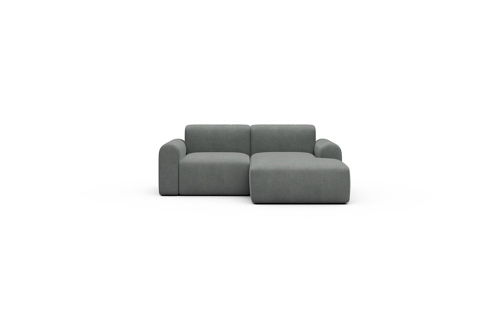Rund Casual Modular Sofa - Configurations 1 - C2L - 194 x 152 cm - 1 Seater + Chaise - 440 Satya Steel Grey