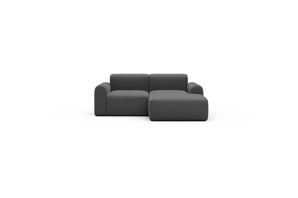 Rund Casual Modular Sofa - Configurations 1 - C2L - 194 x 152 cm - 1 Seater + Chaise - 441 Satya Warm Zinc
