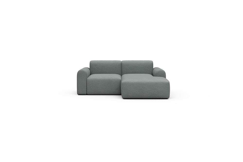 Rund Casual Modular Sofa - Configurations 1 - C2L - 194 x 152 cm - 1 Seater + Chaise - 485 Denari Soft Grey