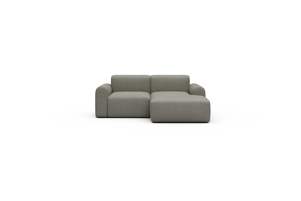 Rund Casual Modular Sofa - Configurations 1 - C2L - 194 x 152 cm - 1 Seater + Chaise - 486 Denari Warm Grey