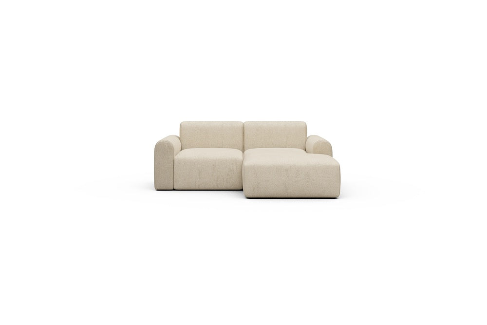 Rund Casual Modular Sofa - Configurations 1 - C2L - 194 x 152 cm - 1 Seater + Chaise - 496 Casone Natural Beigie