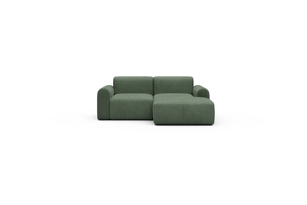 Rund Casual Modular Sofa - Configurations 1 - C2L - 194 x 152 cm - 1 Seater + Chaise - 498 Casone Forest Green