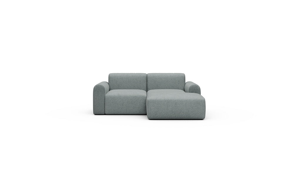 Rund Casual Modular Sofa - Configurations 1 - C2L - 194 x 152 cm - 1 Seater + Chaise - 499 Casone Light mixed Green