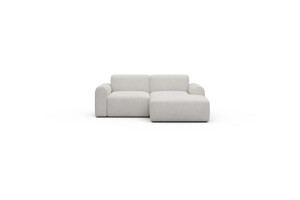 Rund Casual Modular Sofa - Configurations 1 - C2L - 194 x 152 cm - 1 Seater + Chaise - 574 Vivus Dusty Off White