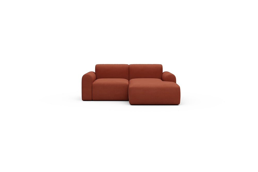 Rund Casual Modular Sofa - Configurations 1 - C2L - 194 x 152 cm - 1 Seater + Chaise - 581 Argus Rust