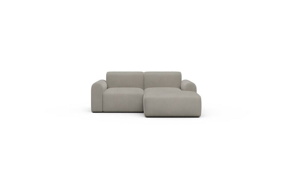 Rund Casual Modular Sofa - Configurations 1 - C2L - 194 x 152 cm - 1 Seater + Chaise - 603 Corduroy Beige