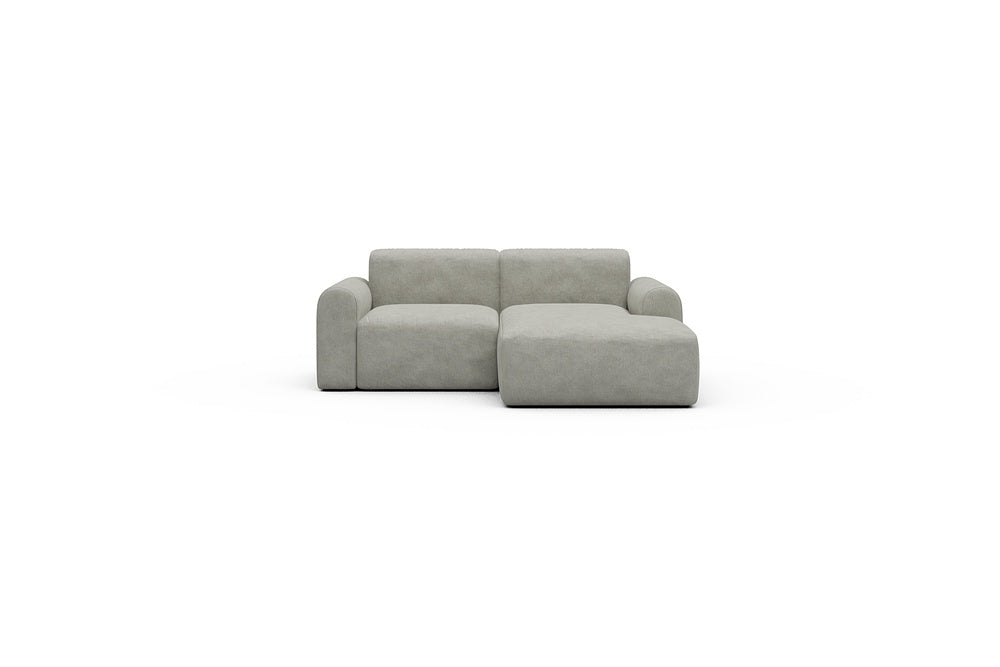 Rund Casual Modular Sofa - Configurations 1 - C2L - 194 x 152 cm - 1 Seater + Chaise - 773 Carreno Moon Stone White