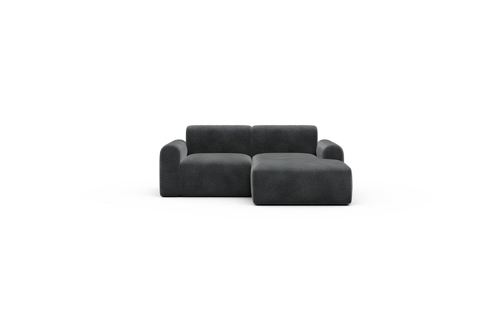 Rund Casual Modular Sofa - Configurations 1 - C2L - 194 x 152 cm - 1 Seater + Chaise - 811 Smooth Deep Warm Grey