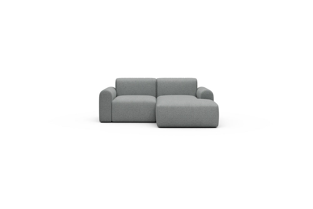 Rund Casual Modular Sofa - Configurations 1 - C2L - 194 x 152 cm - 1 Seater + Chaise - 819 Aivi Gravel Grey