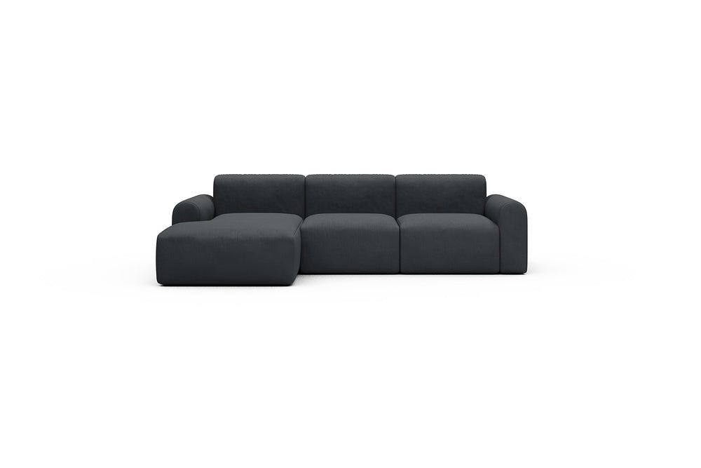 Rund Casual Modular Sofa - Configurations 1 - C3L - 194 x 152 cm - Chaise + 2 Seater - 766 Cura Anthracite