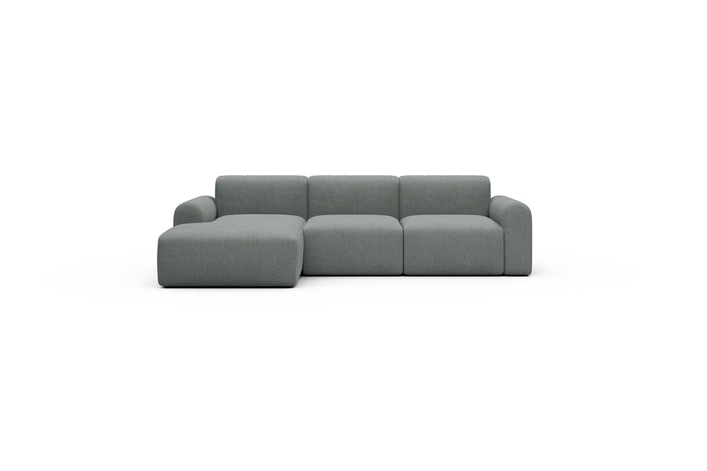 Rund Casual Modular Sofa - Configurations 1 - C3L - 194 x 152 cm - Chaise + 2 Seater - 853 Mahoga Dove Grey