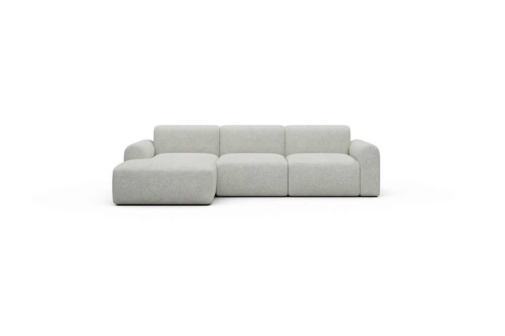 Rund Casual Modular Sofa - Configurations 1 - C3L - 194 x 152 cm - Chaise + 2 Seater - 867 Vanora Warm Sand