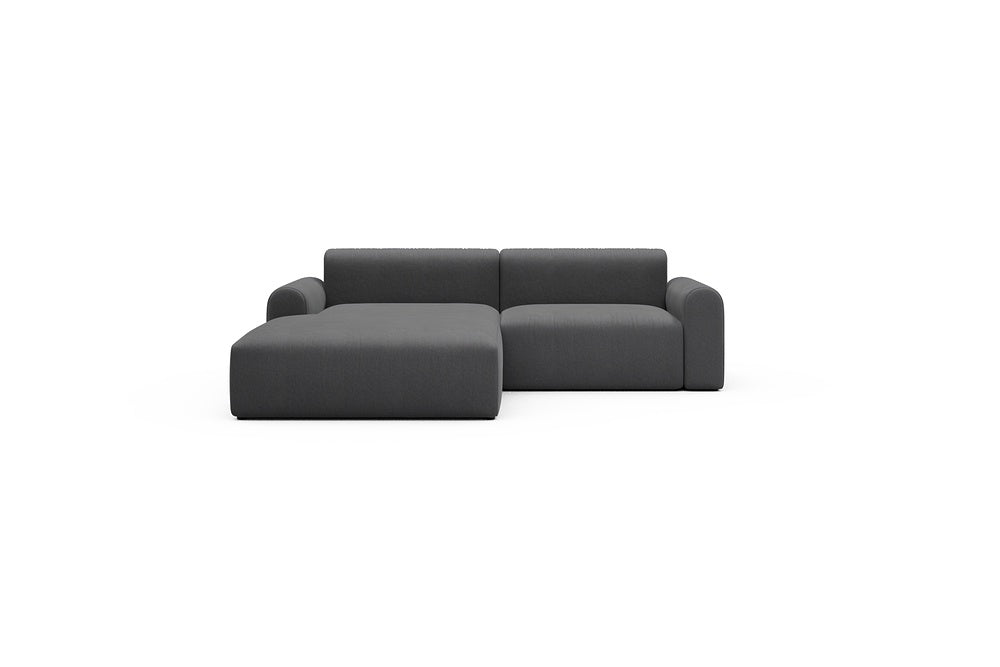 Rund Casual Modular Sofa - Configurations 1 - D1L - 240 x 188 cm - Chaise + 1,5 Seater - 441 Satya Warm Zinc