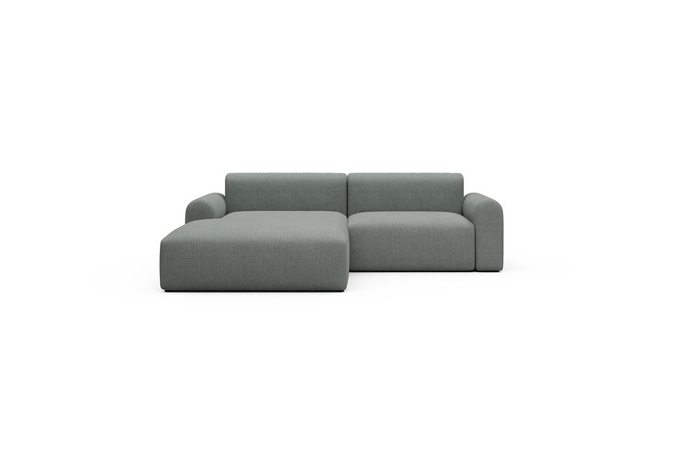 Rund Casual Modular Sofa - Configurations 1 - D1L - 240 x 188 cm - Chaise + 1,5 Seater - 853 Mahoga Dove Grey
