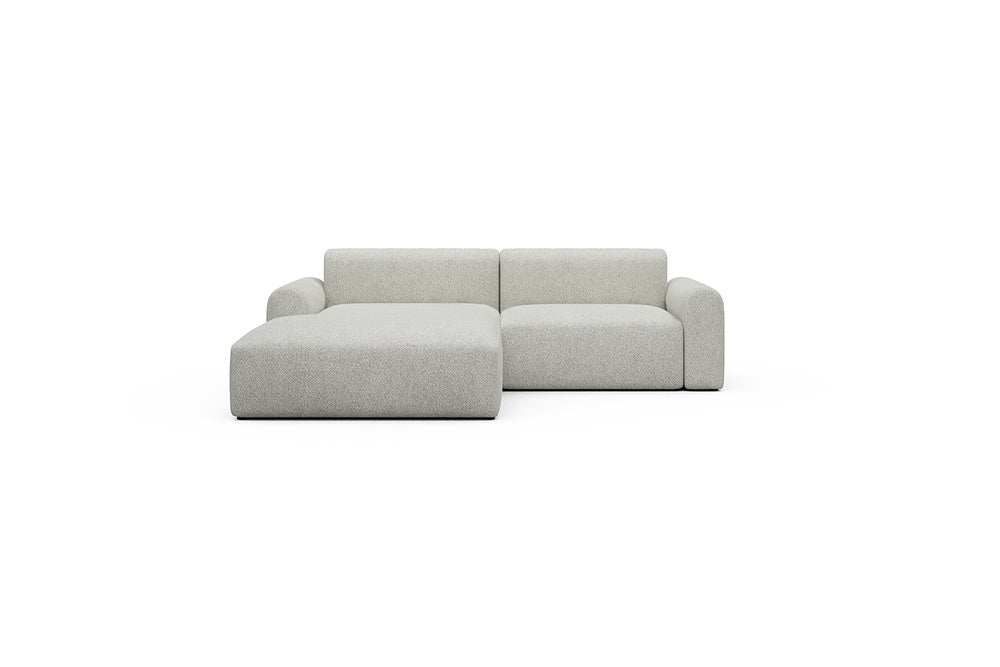 Rund Casual Modular Sofa - Configurations 1 - D1L - 240 x 188 cm - Chaise + 1,5 Seater - 867 Vanora Warm Sand
