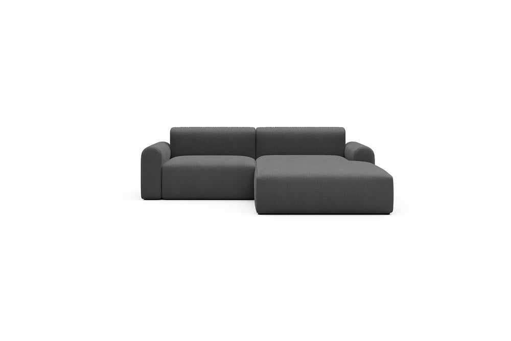 Rund Casual Modular Sofa - Configurations 1 - D2L - 240 x 188 cm - 1,5 Seater + Chaise - 441 Satya Warm Zinc