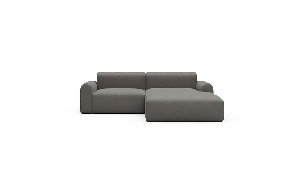 Rund Casual Modular Sofa - Configurations 1 - D2L - 240 x 188 cm - 1,5 Seater + Chaise - 446 Satya Taupe Brown