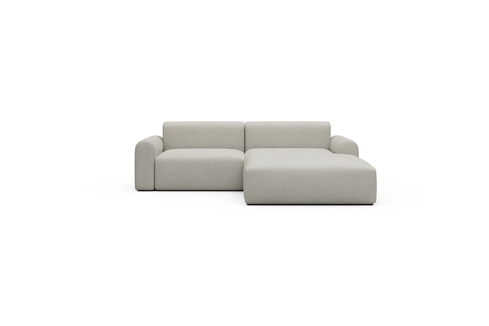 Rund Casual Modular Sofa - Configurations 1 - D2L - 240 x 188 cm - 1,5 Seater + Chaise - 487 Denari Clean Beige