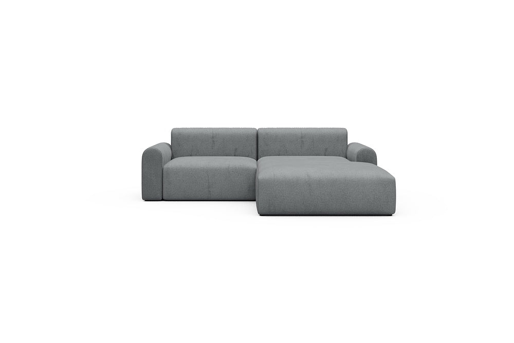 Rund Casual Modular Sofa - Configurations 1 - D2L - 240 x 188 cm - 1,5 Seater + Chaise - 495 Casone Gravel Grey
