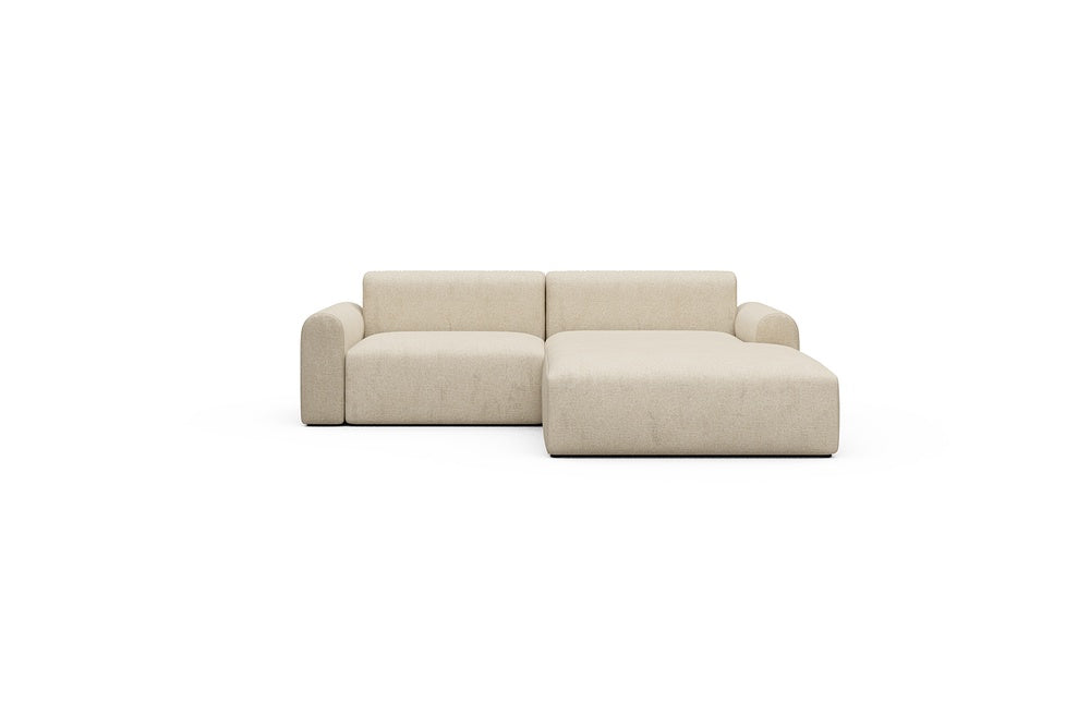 Rund Casual Modular Sofa - Configurations 1 - D2L - 240 x 188 cm - 1,5 Seater + Chaise - 496 Casone Natural Beigie