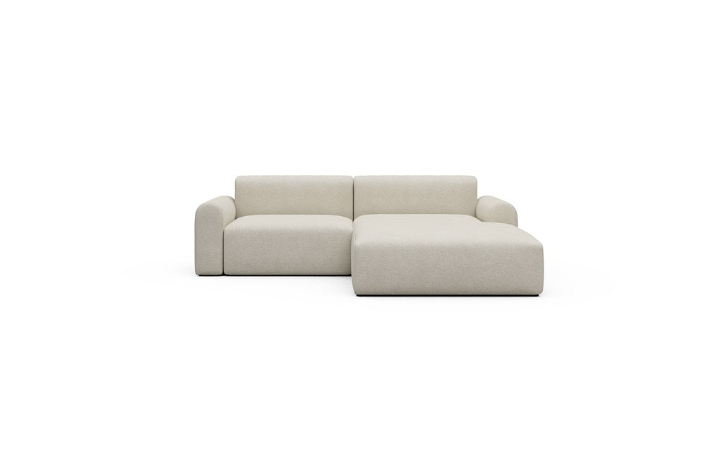 Rund Casual Modular Sofa - Configurations 1 - D2L - 240 x 188 cm - 1,5 Seater + Chaise - 584 Argus Natural