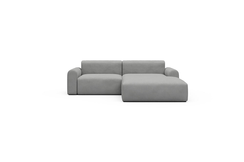 Rund Casual Modular Sofa - Configurations 1 - D2L - 240 x 188 cm - 1,5 Seater + Chaise - 764 Cura Sand Grey