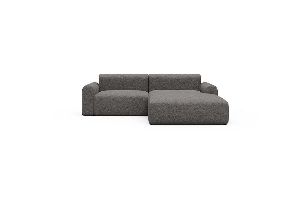 Rund Casual Modular Sofa - Configurations 1 - D2L - 240 x 188 cm - 1,5 Seater + Chaise - 772 Carreno Salt & Pepper