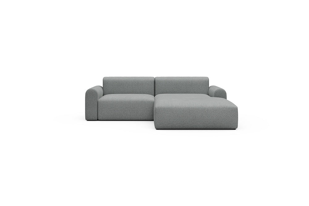 Rund Casual Modular Sofa - Configurations 1 - D2L - 240 x 188 cm - 1,5 Seater + Chaise - 819 Aivi Gravel Grey