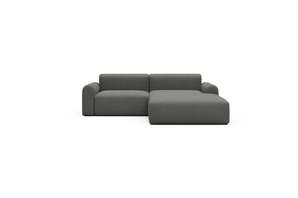 Rund Casual Modular Sofa - Configurations 1 - D2L - 240 x 188 cm - 1,5 Seater + Chaise - 852 Mahoga Seal Grey