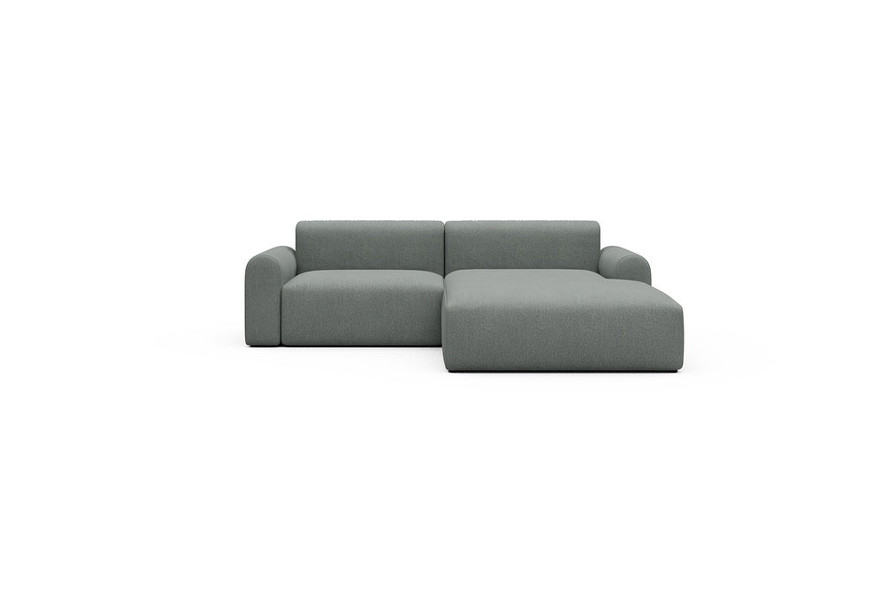 Rund Casual Modular Sofa - Configurations 1 - D2L - 240 x 188 cm - 1,5 Seater + Chaise - 853 Mahoga Dove Grey