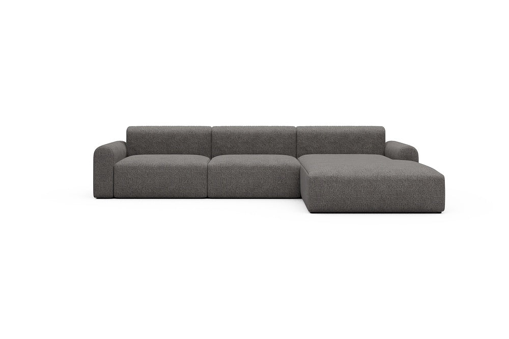 Rund Casual Modular Sofa - Configurations 1 - D4L - 335 x 188 cm - 2,5 Seater + Chaise - 772 Carreno Salt & Pepper