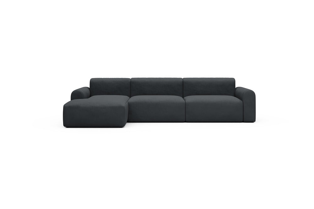Rund Casual Modular Sofa - Configurations 1 - D5L - 312 x 152 cm - Chaise + 3 Seater - 766 Cura Anthracite