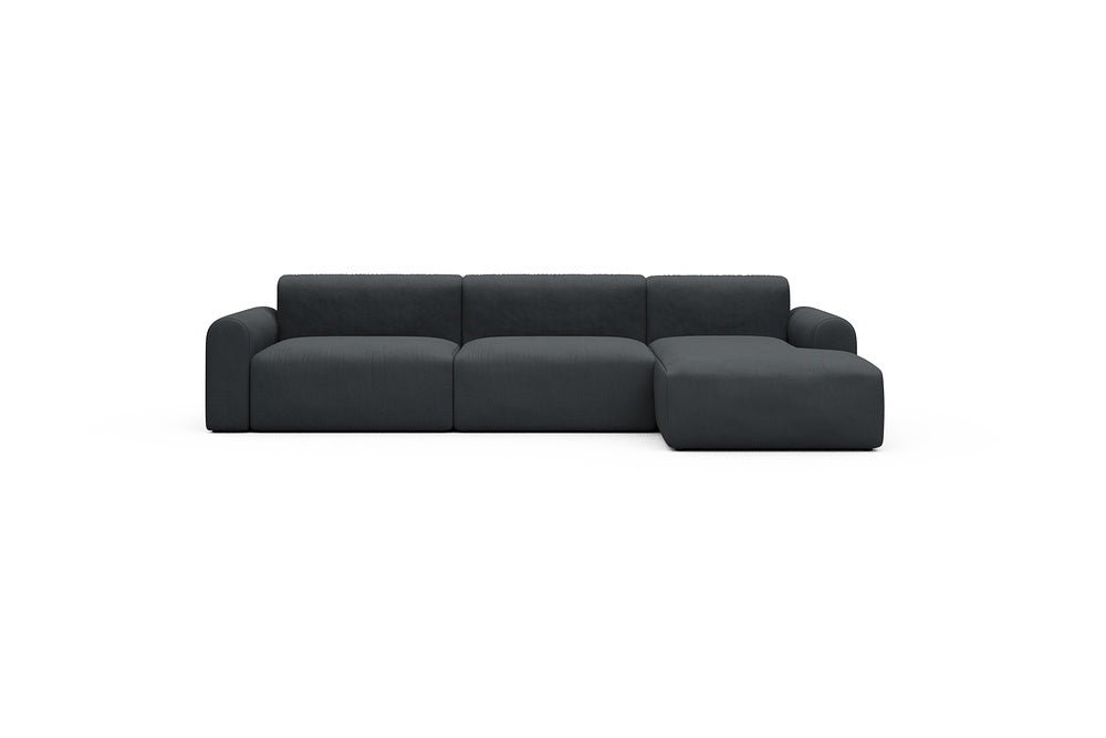 Rund Casual Modular Sofa - Configurations 1 - D6L - 312 x 152 cm - 3 Seater + Chaise - 766 Cura Anthracite