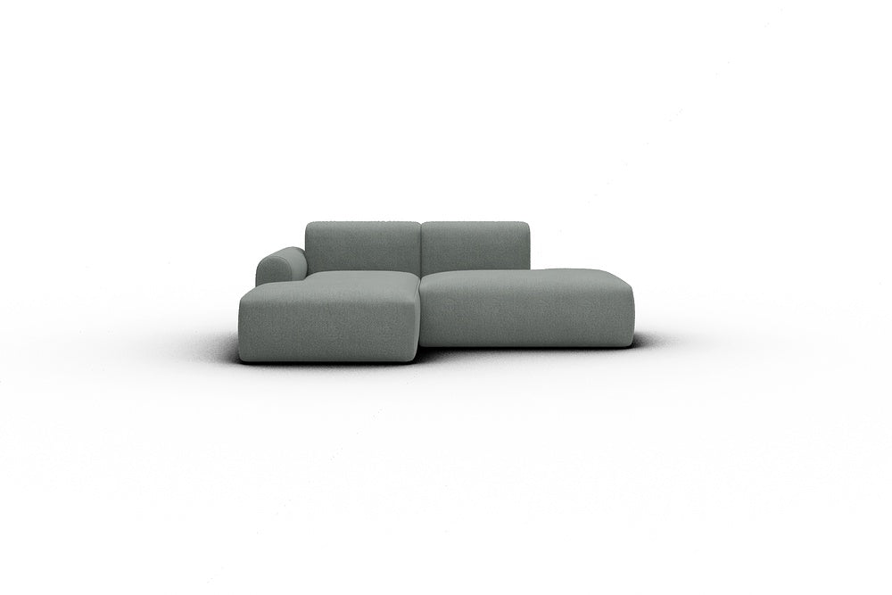 Rund Casual Modular Sofa - Configurations 1 - E1L - 224 x 152 cm - Chaise + Open-End - 853 Mahoga Dove Grey