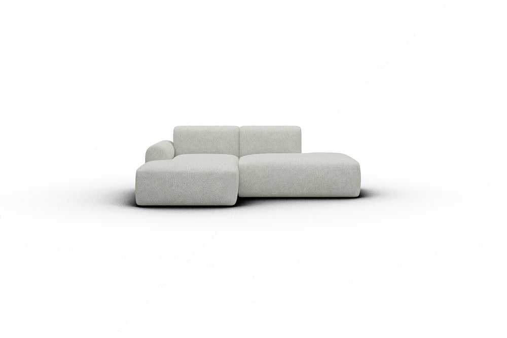 Rund Casual Modular Sofa - Configurations 1 - E1L - 224 x 152 cm - Chaise + Open-End - 867 Vanora Warm Sand
