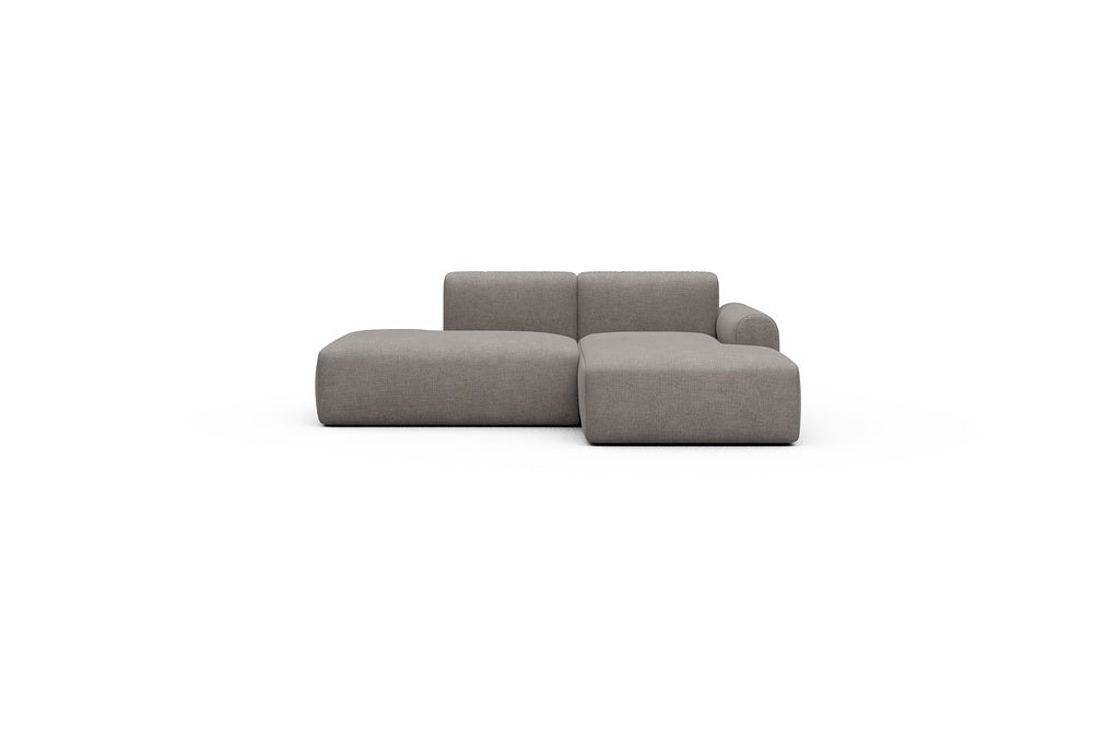 Rund Casual Modular Sofa - Configurations 1 - E2L - 224 x 152 cm - Open-end + Chaise - 418 Esina Truffle