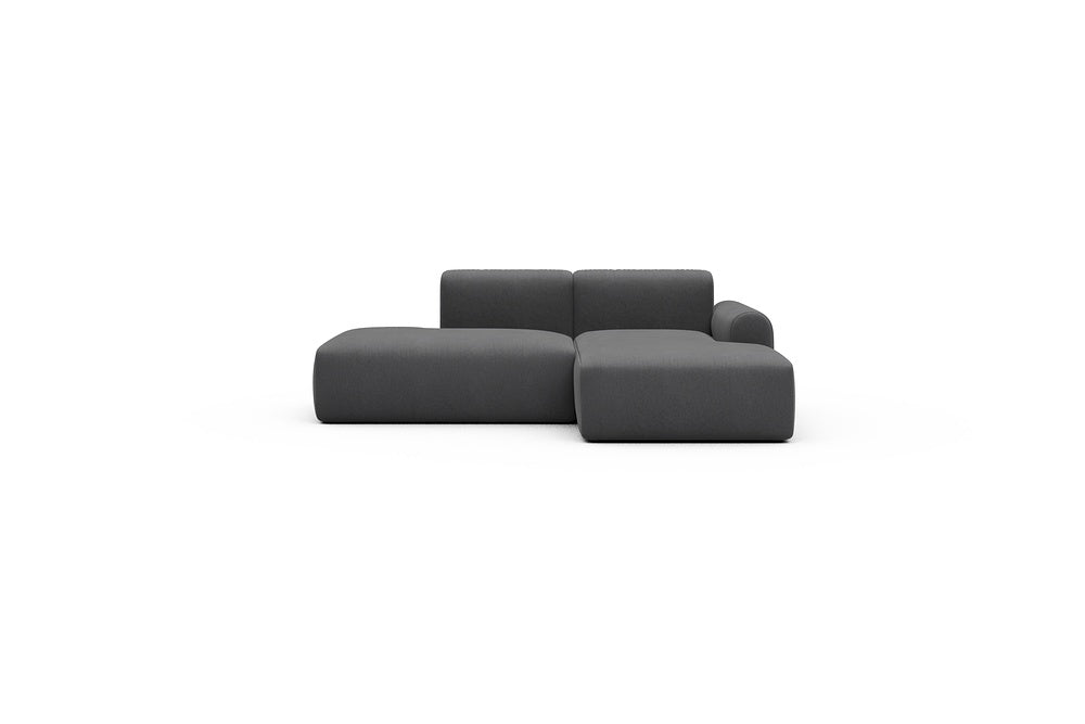 Rund Casual Modular Sofa - Configurations 1 - E2L - 224 x 152 cm - Open-end + Chaise - 441 Satya Warm Zinc