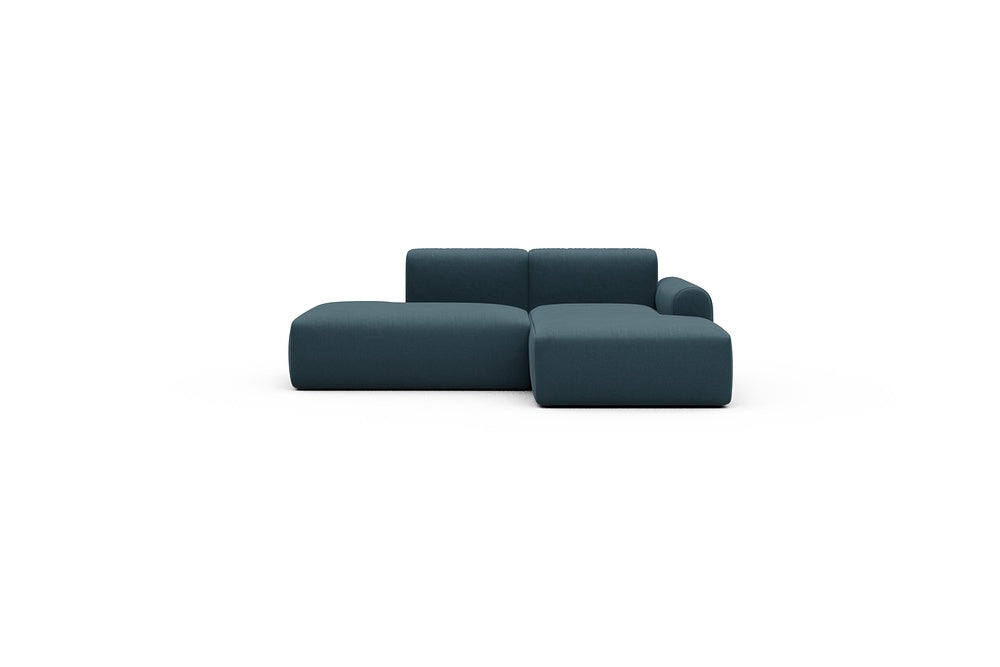 Rund Casual Modular Sofa - Configurations 1 - E2L - 224 x 152 cm - Open-end + Chaise - 443 Satya Deep Blue
