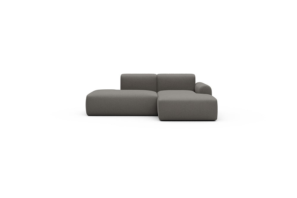 Rund Casual Modular Sofa - Configurations 1 - E2L - 224 x 152 cm - Open-end + Chaise - 446 Satya Taupe Brown