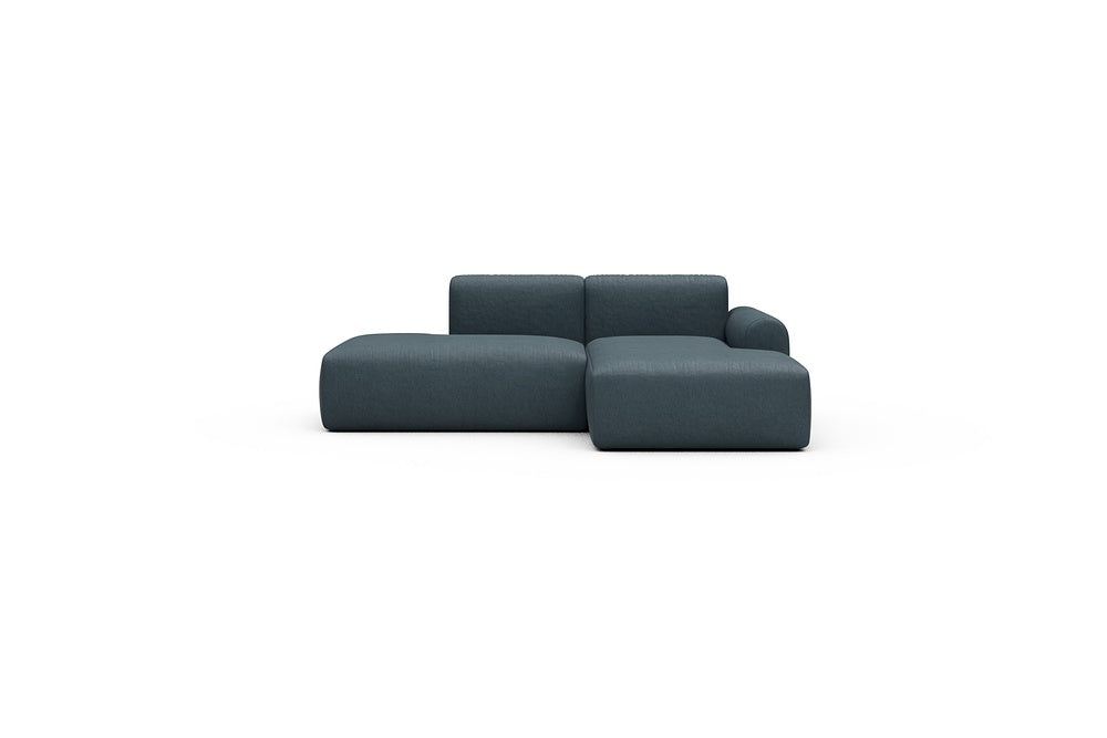 Rund Casual Modular Sofa - Configurations 1 - E2L - 224 x 152 cm - Open-end + Chaise - 489 Denari Royal Blue
