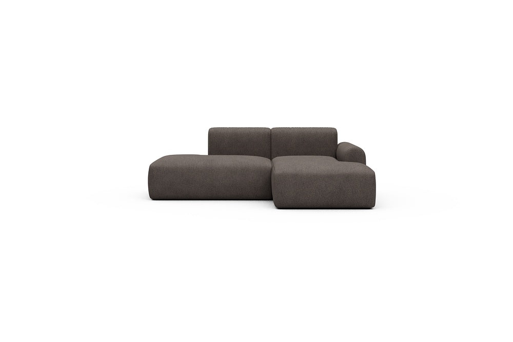 Rund Casual Modular Sofa - Configurations 1 - E2L - 224 x 152 cm - Open-end + Chaise - 530 Bouclé Taupe