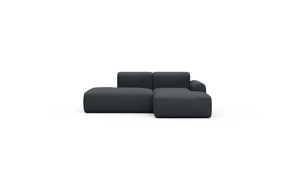 Rund Casual Modular Sofa - Configurations 1 - E2L - 224 x 152 cm - Open-end + Chaise - 766 Cura Anthracite