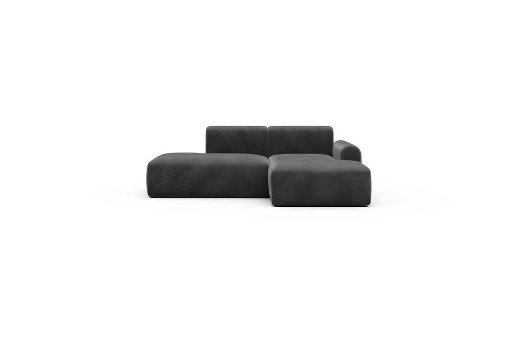 Rund Casual Modular Sofa - Configurations 1 - E2L - 224 x 152 cm - Open-end + Chaise - 811 Smooth Deep Warm Grey
