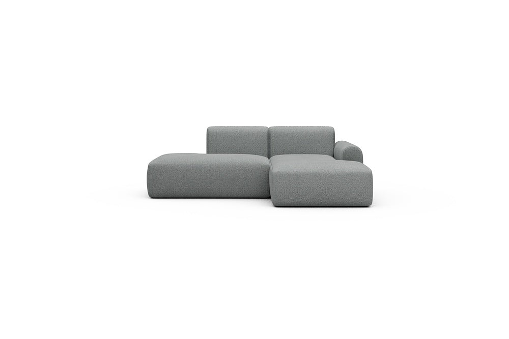 Rund Casual Modular Sofa - Configurations 1 - E2L - 224 x 152 cm - Open-end + Chaise - 819 Aivi Gravel Grey