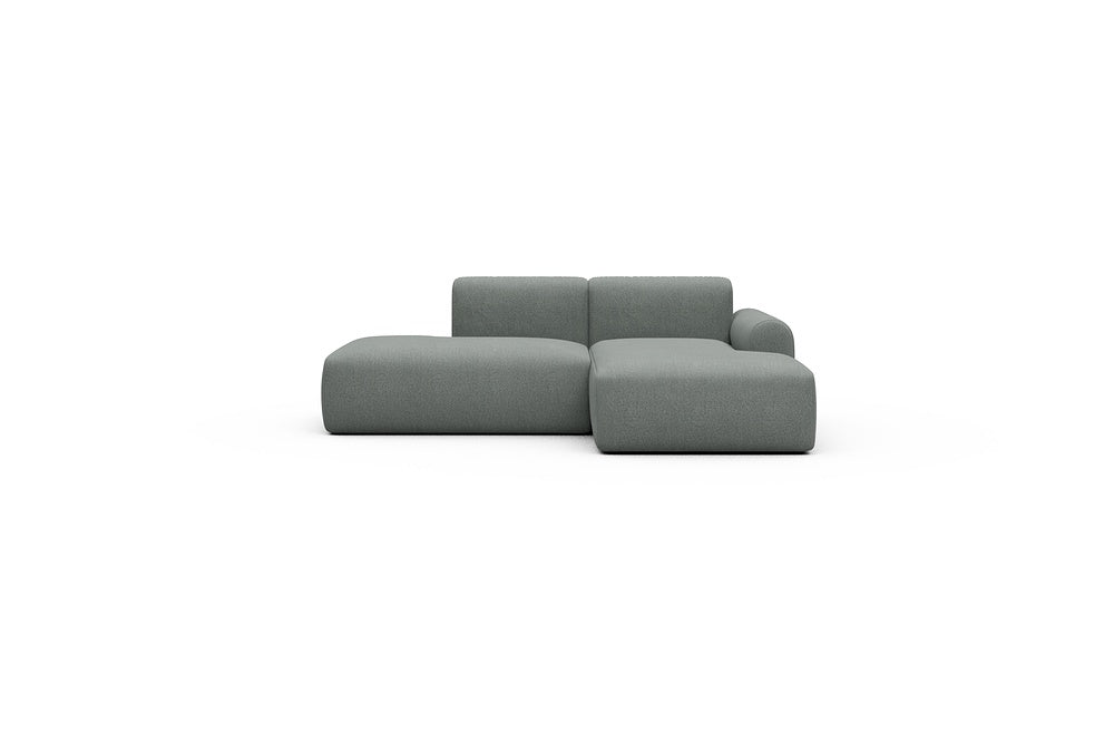 Rund Casual Modular Sofa - Configurations 1 - E2L - 224 x 152 cm - Open-end + Chaise - 853 Mahoga Dove Grey